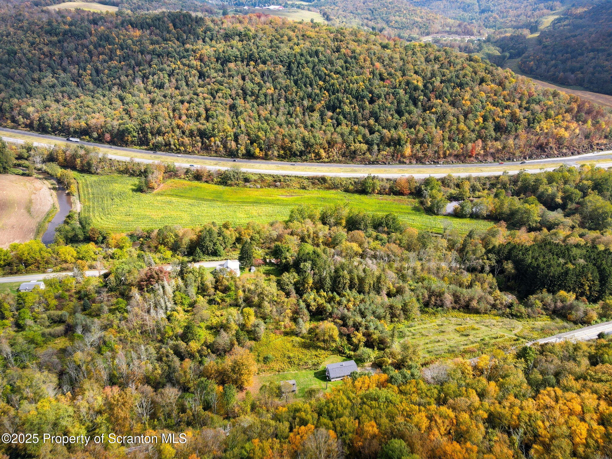 505 Creek Road Kingsley, PA 18826 - Photo 49 of 61 a view of a yard with an outdoor space