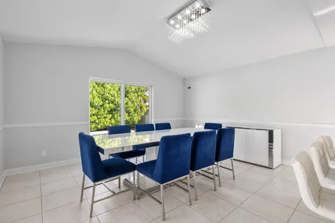 a workspace with furniture and window