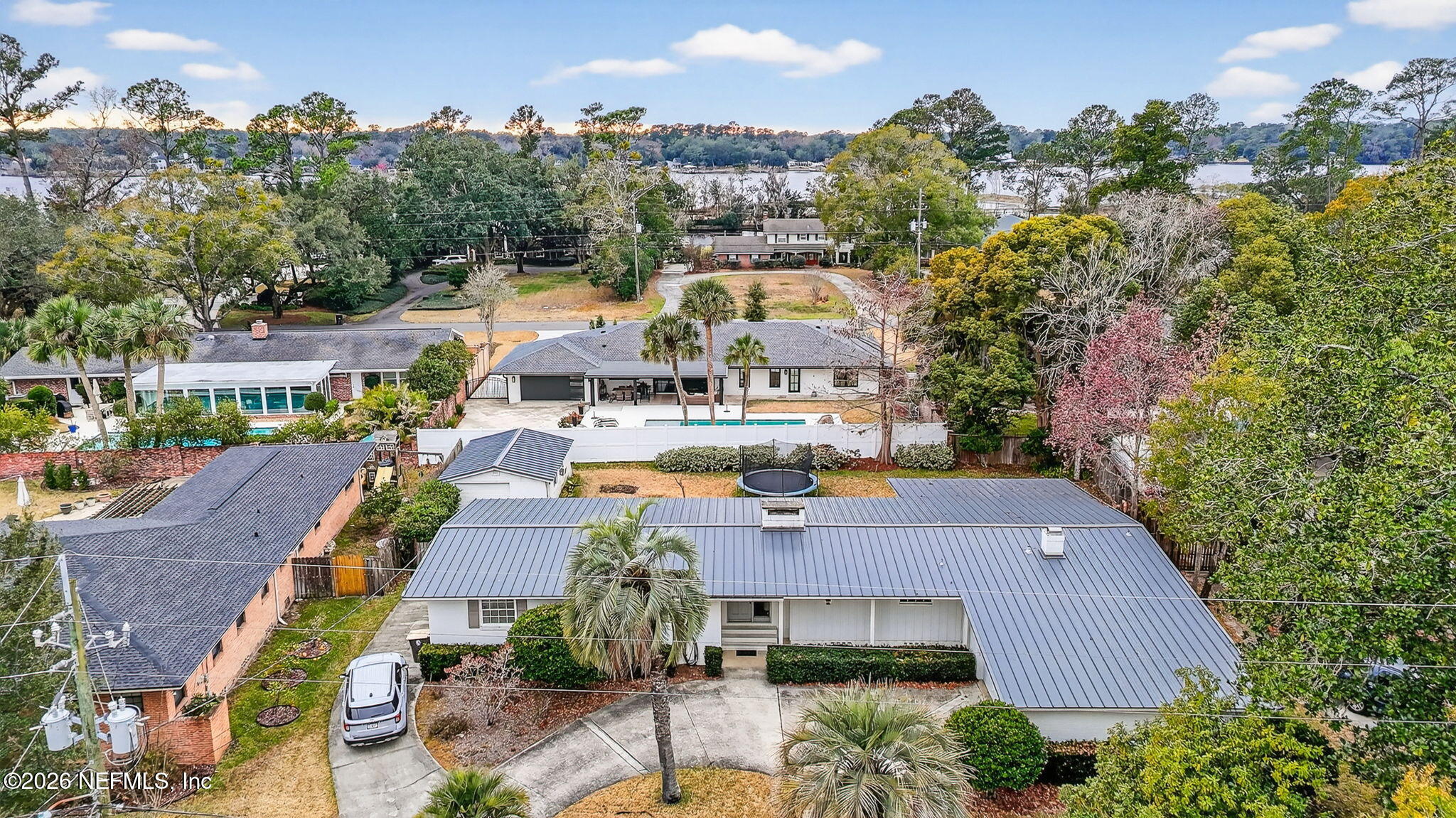 4906 King Richard Road Jacksonville, FL 32210 - Photo 43 of 55 43-Aerial Front Exterior 2