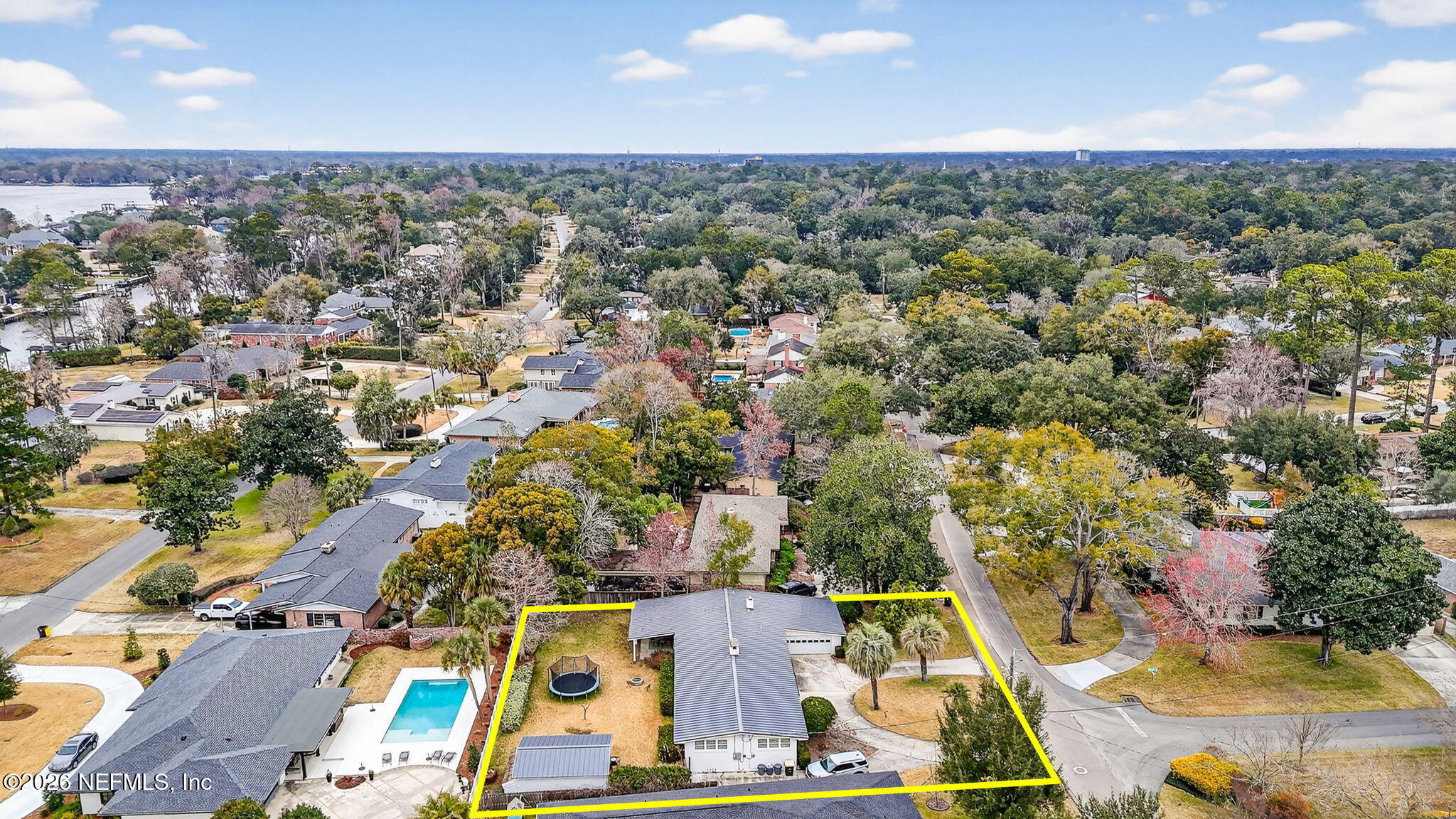 4906 King Richard Road Jacksonville, FL 32210 - Photo 52 of 55 54-Aerial View 3-lines