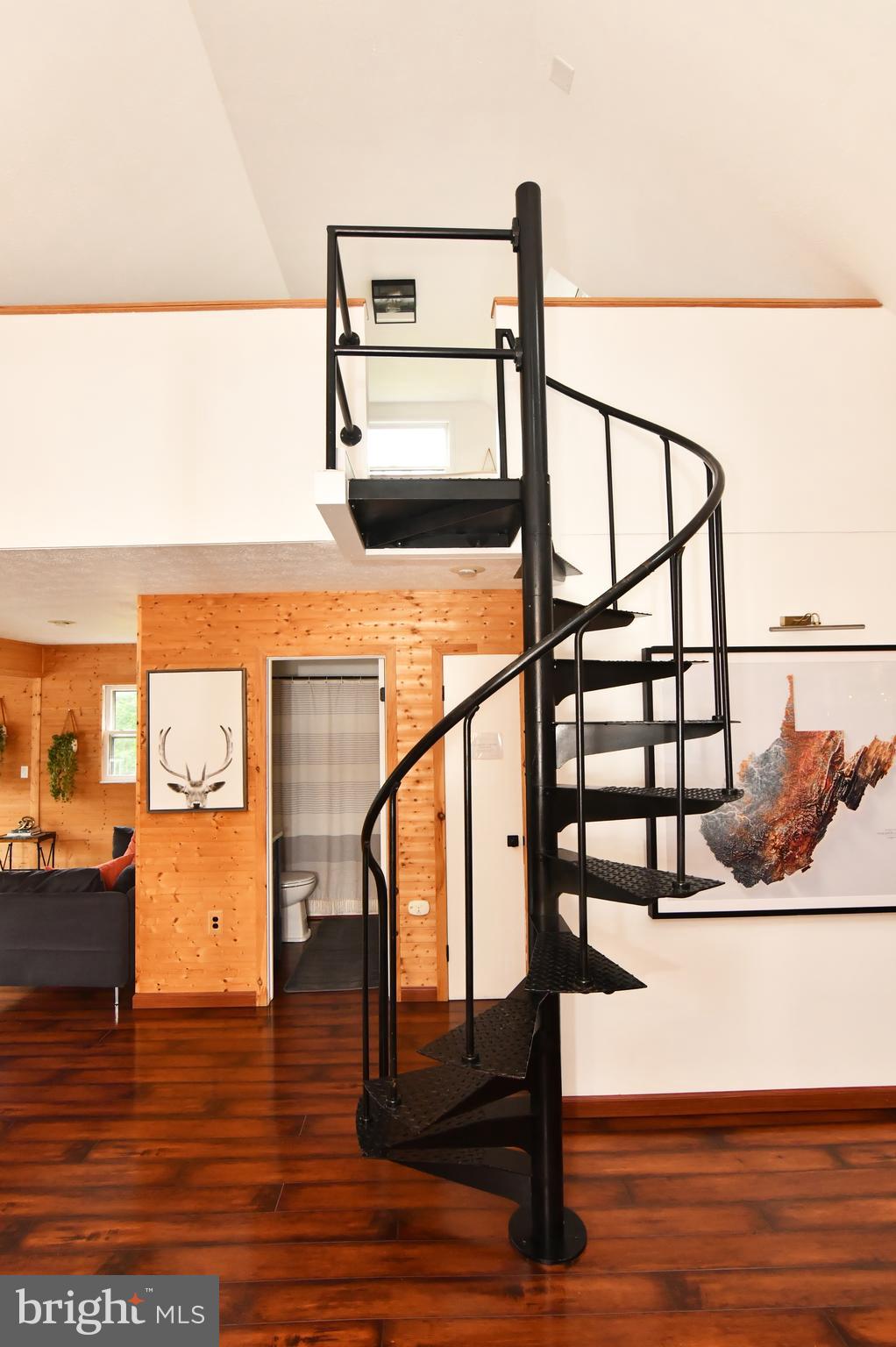 513 Cardinal Drive Rio, WV 26755 - Photo 25 of 55 Top of spiral staircase
