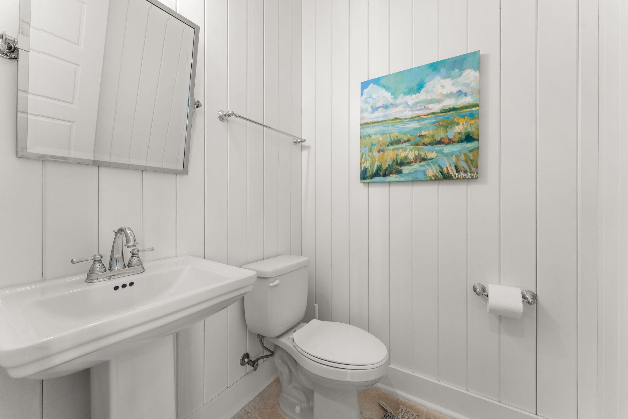 384 East Royal Fern Way Santa Rosa Beach, FL 32459 - Photo 30 of 63 a bathroom with a sink mirror and toilet