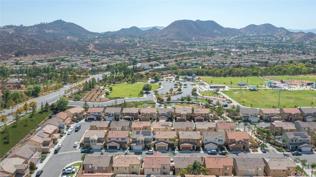 34159 Renton Drive Lake Elsinore, CA 92532 - Photo 29 of 35 an aerial view of residential house and sandy dunes