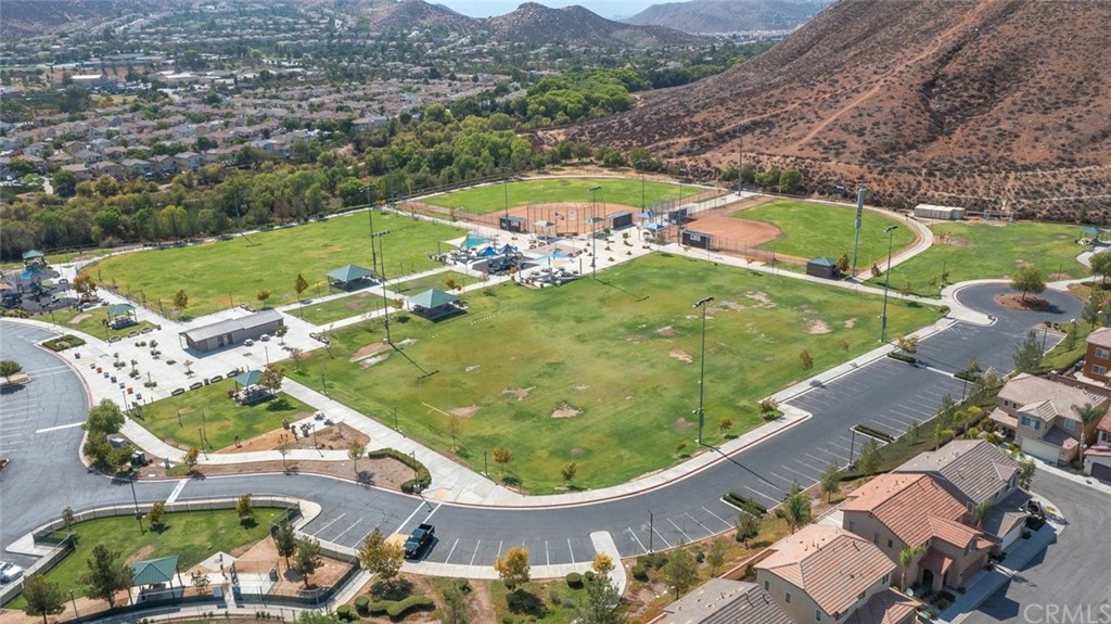 34159 Renton Drive Lake Elsinore, CA 92532 - Photo 32 of 35 an aerial view of residential houses with outdoor space
