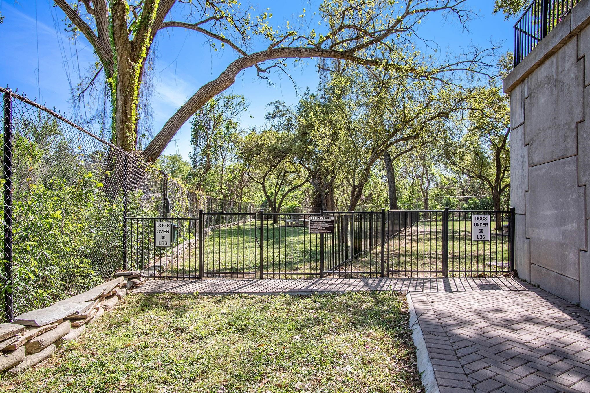 101 Westcott Street, Unit 202 Houston, TX 77007 - Photo 33 of 33 a view of a backyard with a small cabin