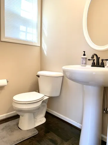 a bathroom with a sink and a toilet