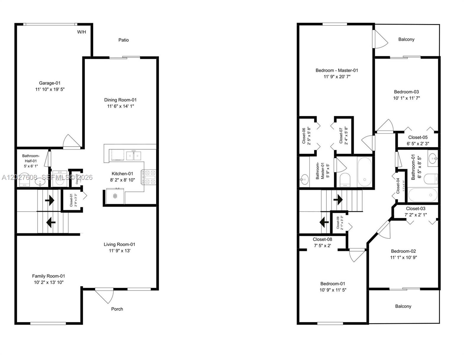 22946 Southwest 112th Place Miami, FL 33170 - Photo 40 of 40 Floor Plan
