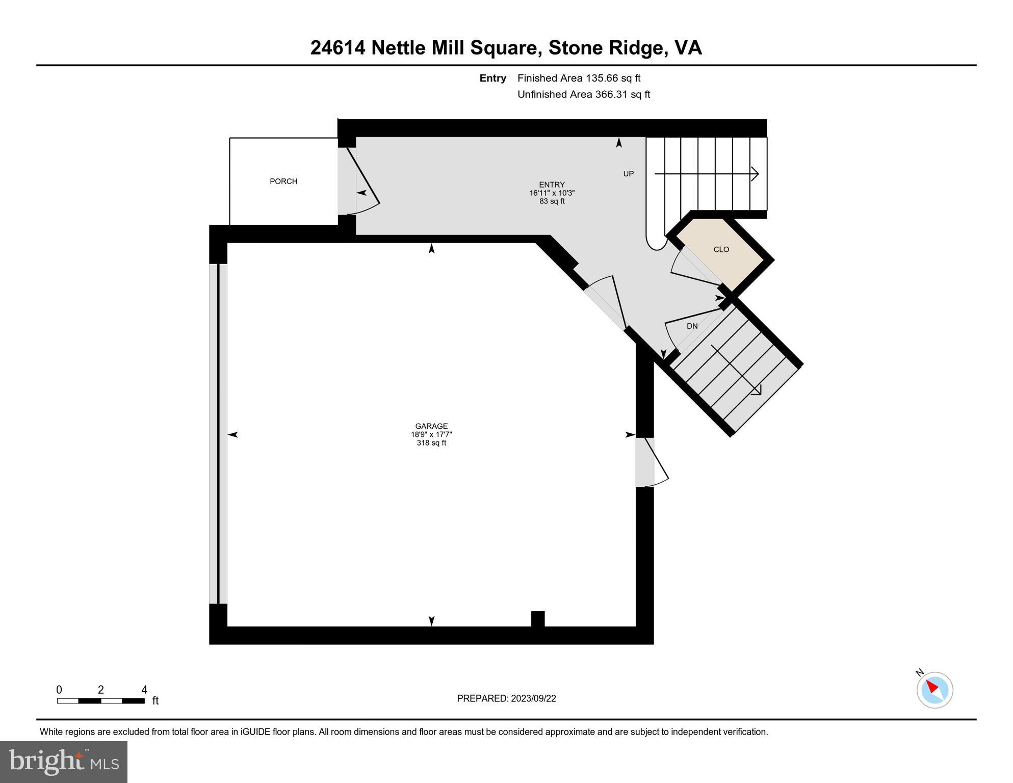 24614 Nettle Mill Square Aldie, VA 20105 - Photo 45 of 48 FLOOR PLAN - ENTRY