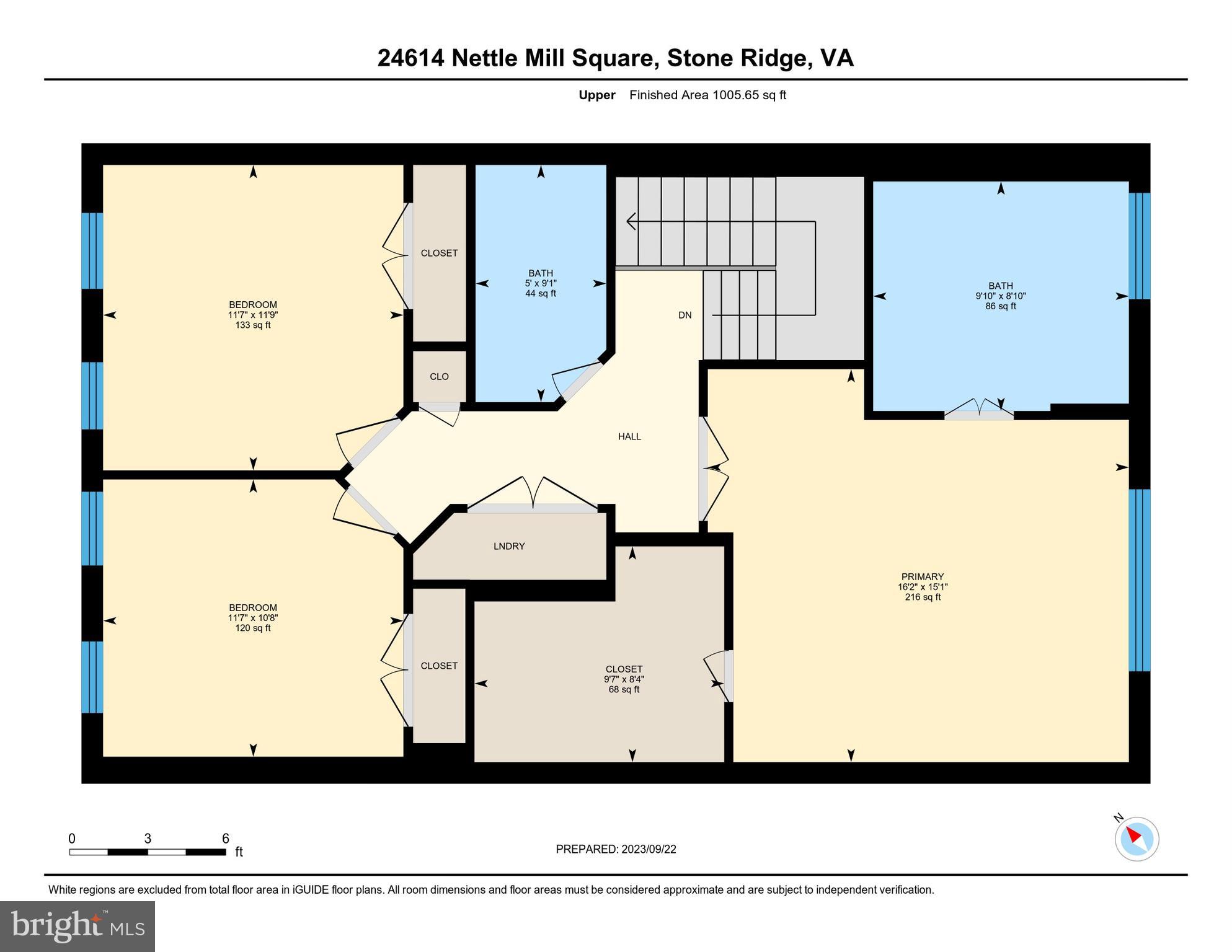 24614 Nettle Mill Square Aldie, VA 20105 - Photo 48 of 48 FLOOR PLAN - UPPER LEVEL