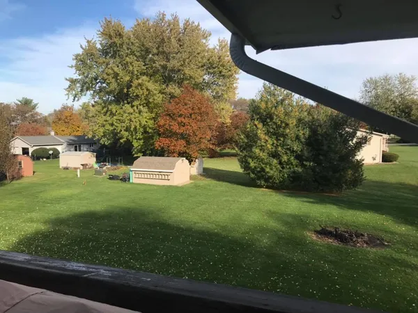 a garden view