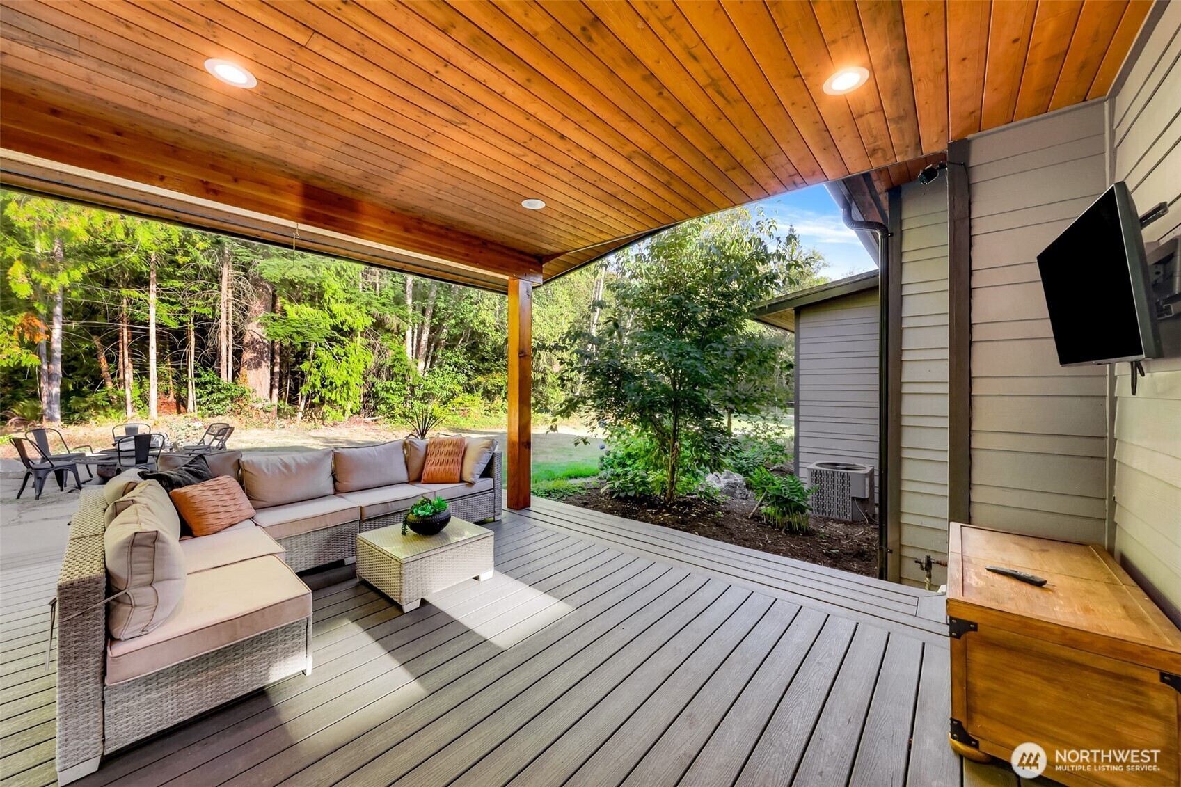 322 Manley Road Bellingham, WA 98229 - Photo 27 of 40 a outdoor living space with furniture and garden view
