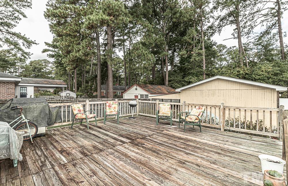 2612 Amherst Road Rocky Mount, NC 27804 - Photo 17 of 17 Large deck for grilling and entertaining guests!