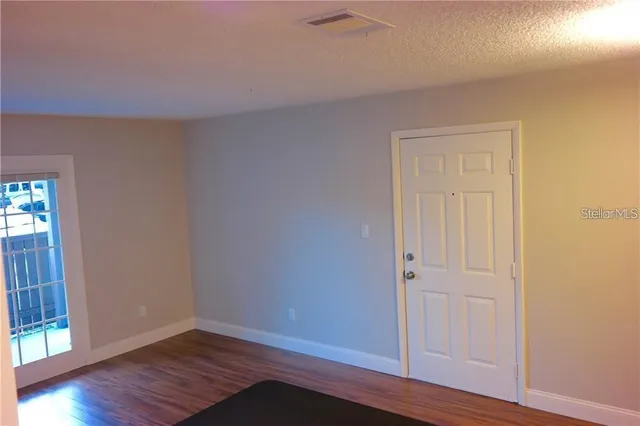 wooden floor in an empty room