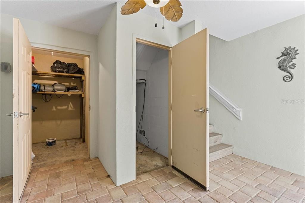 5627 Red Snapper Court New Port Richey, FL 34652 - Photo 8 of 54 a view of a hallway with closet and a livingroom view