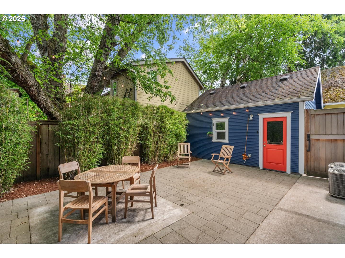 1626 Southeast 35th Avenue Portland, OR 97214 - Photo 39 of 40 a backyard of a house with outdoor seating