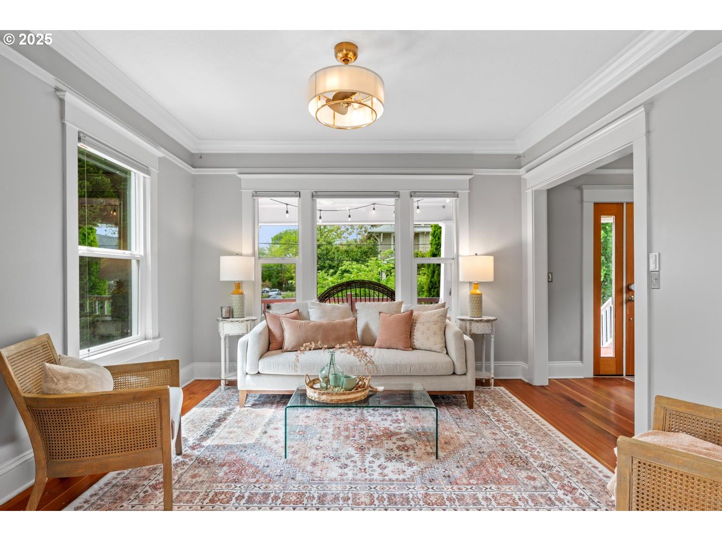 1626 Southeast 35th Avenue Portland, OR 97214 - Photo 7 of 40 a living room with furniture and a large window