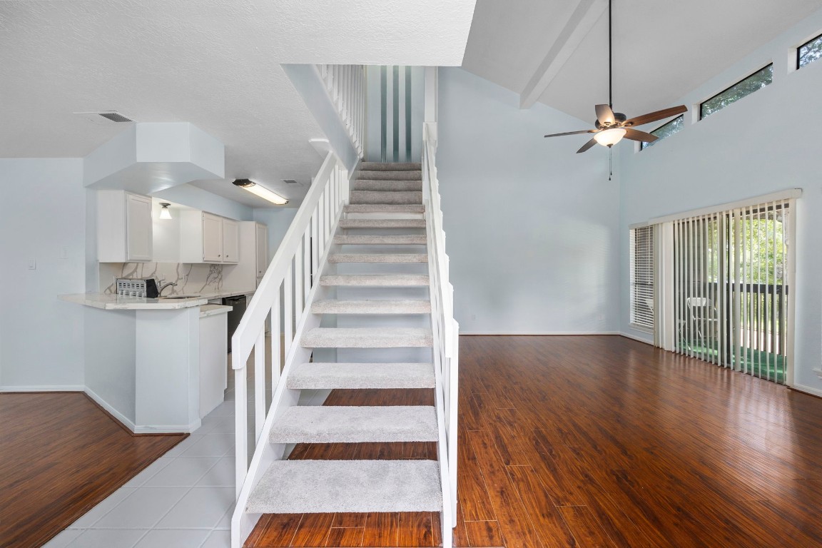 12755 Mill Ridge Drive, Unit 301 Cypress, TX 77429 - Photo 5 of 24 a view of entryway and hall with wooden floor