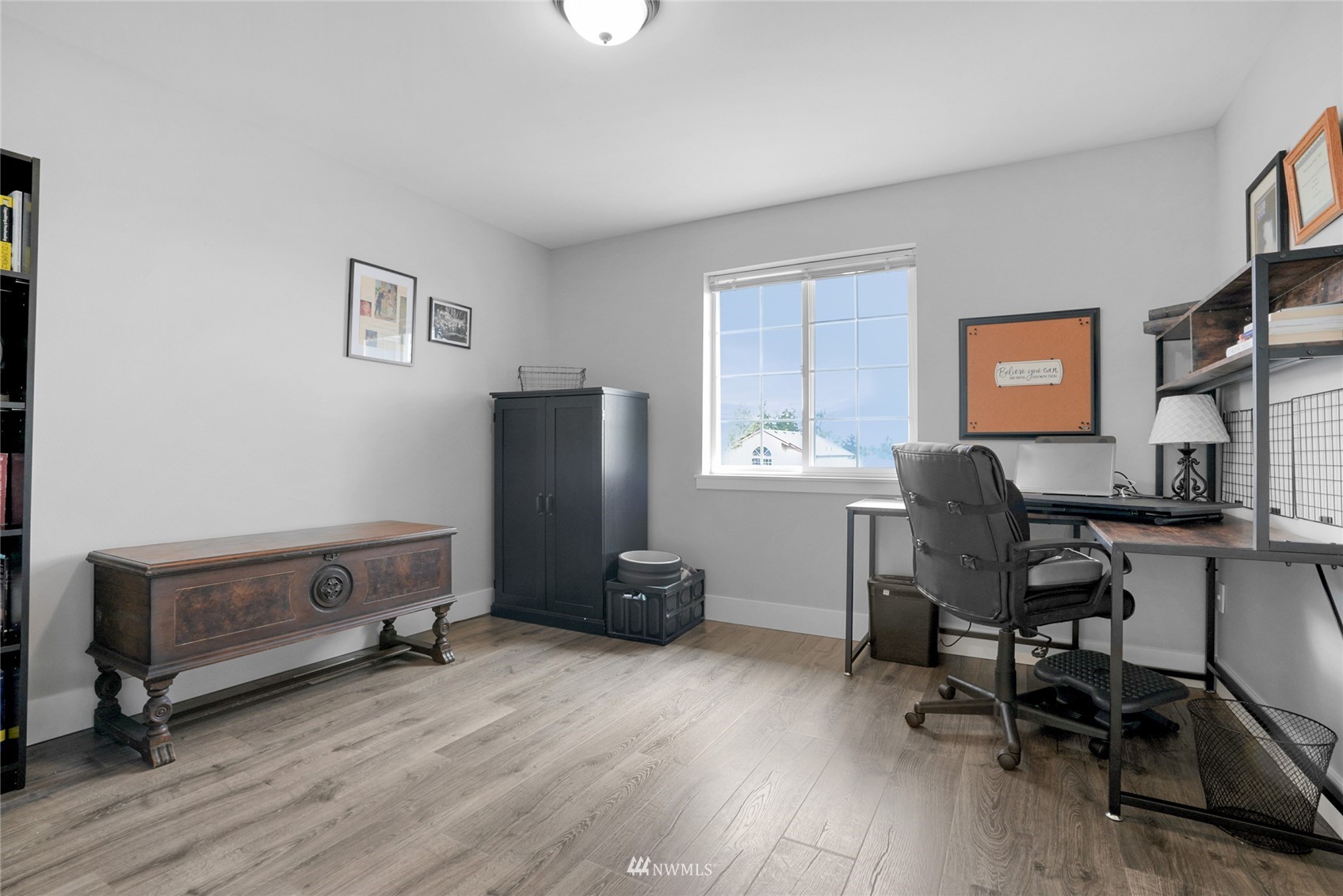19303 Crown Ridge Boulevard Arlington, WA 98223 - Photo 24 of 30 a view of a workspace with furniture and a window