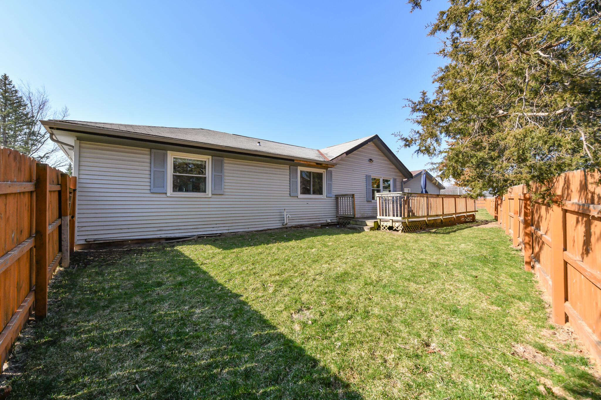 26314 Fries Lane Norway, WI 53185 - Photo 26 of 37 Expansive Backyard