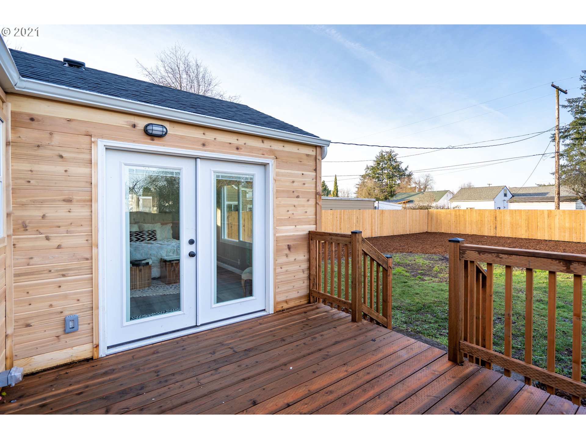 1214 L Street Springfield, OR 97477 - Photo 22 of 24 a view of balcony with wooden floor