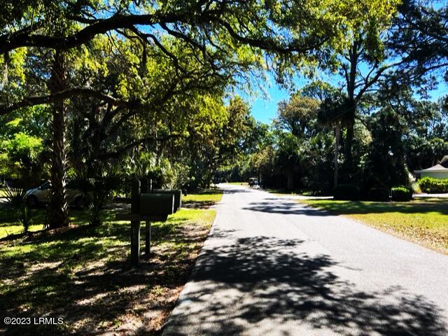 Looking down Road