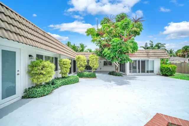 a house with a outdoor space