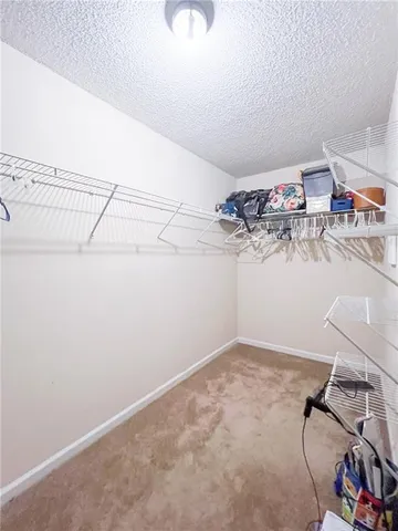 a view of storage and utility room with racks on the wall