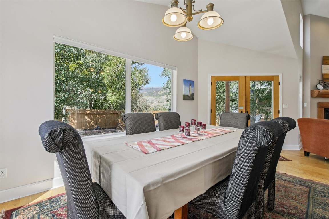 147 Blue Grouse Lane Silverthorne, CO 80498 - Photo 19 of 50 a dining room with furniture and window