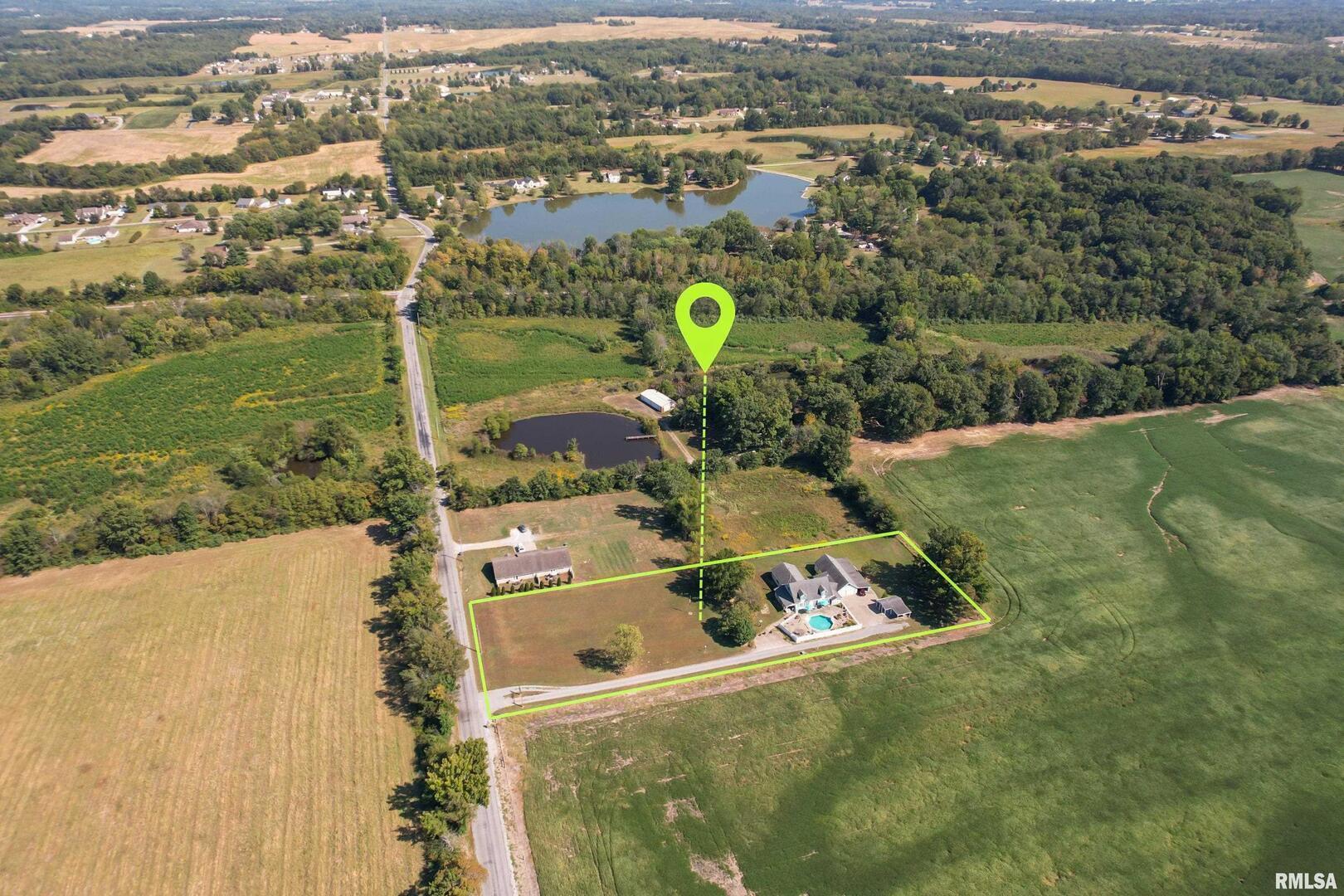 11939 Cochran Road Marion, IL 62959 - Photo 2 of 38 an aerial view of residential houses with outdoor space