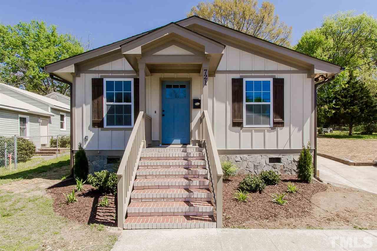 721 South State Street Raleigh, NC 27601 - Photo 1 of 25 front view of a house with a small yard
