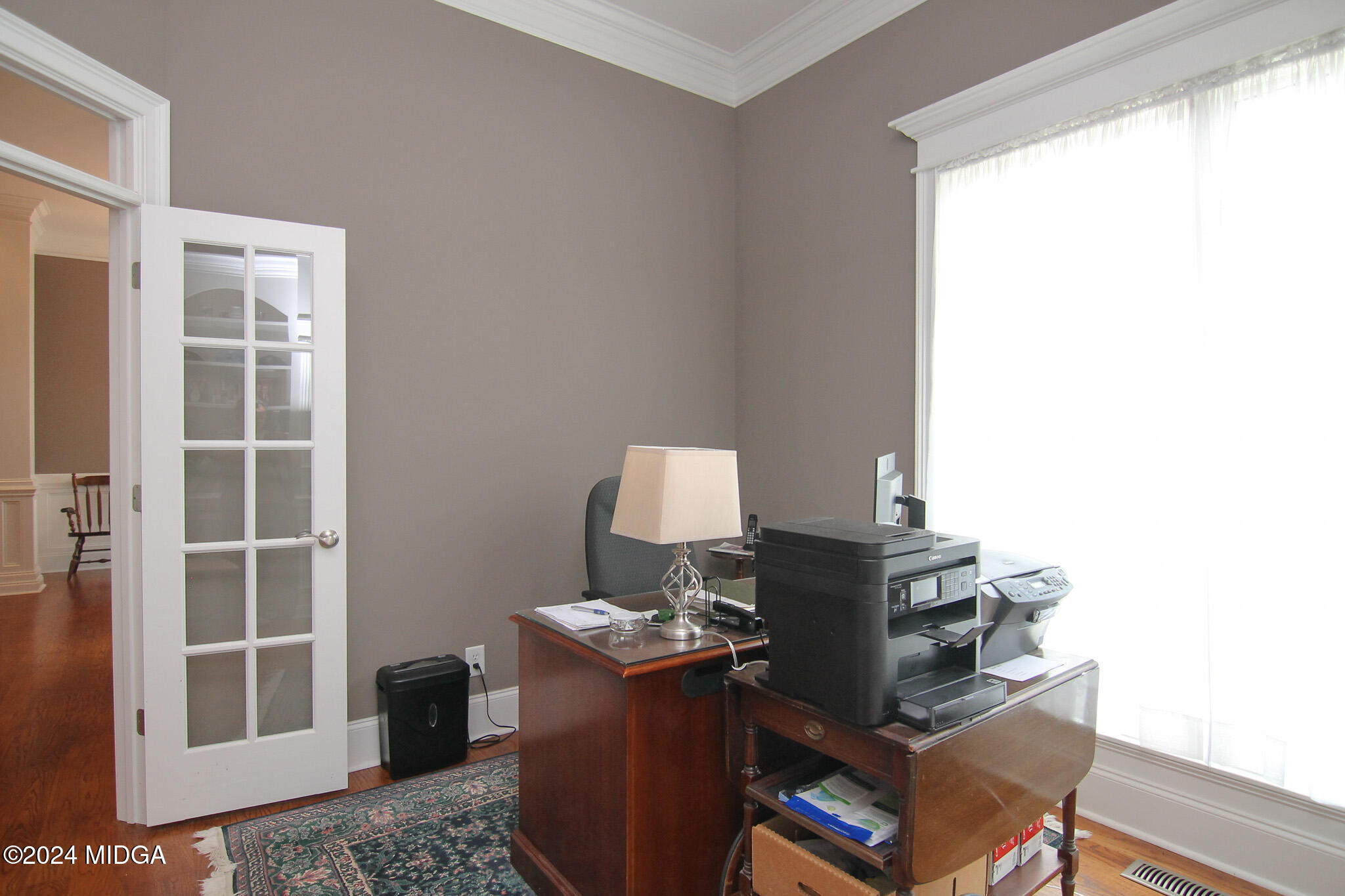 226 Walton Chase Perry, GA 31069 - Photo 9 of 46 a view of workspace with wooden floor windows
