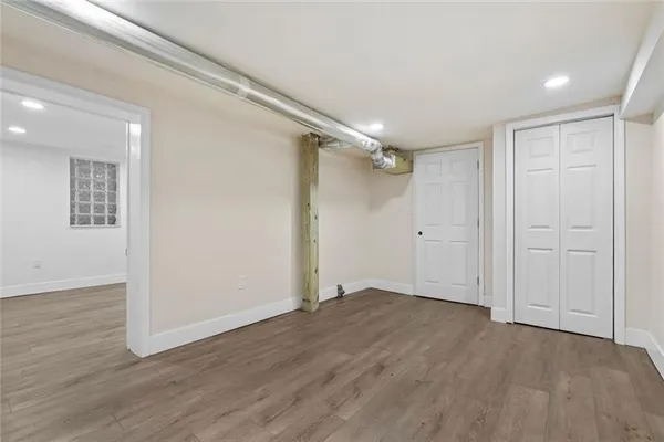 a view of an empty room