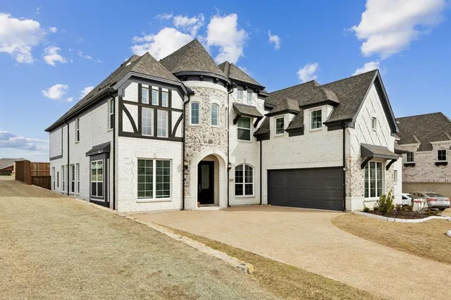 a front view of a building