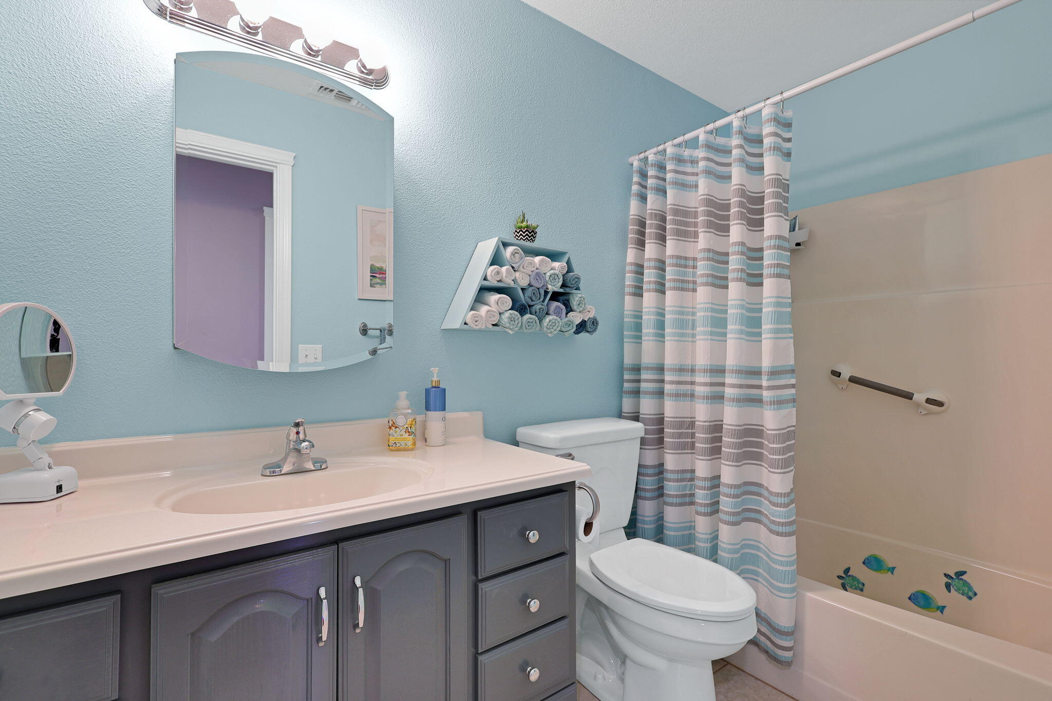 7022 Marvin Trail Redding, CA 96001 - Photo 19 of 27 a bathroom with a sink toilet and shower