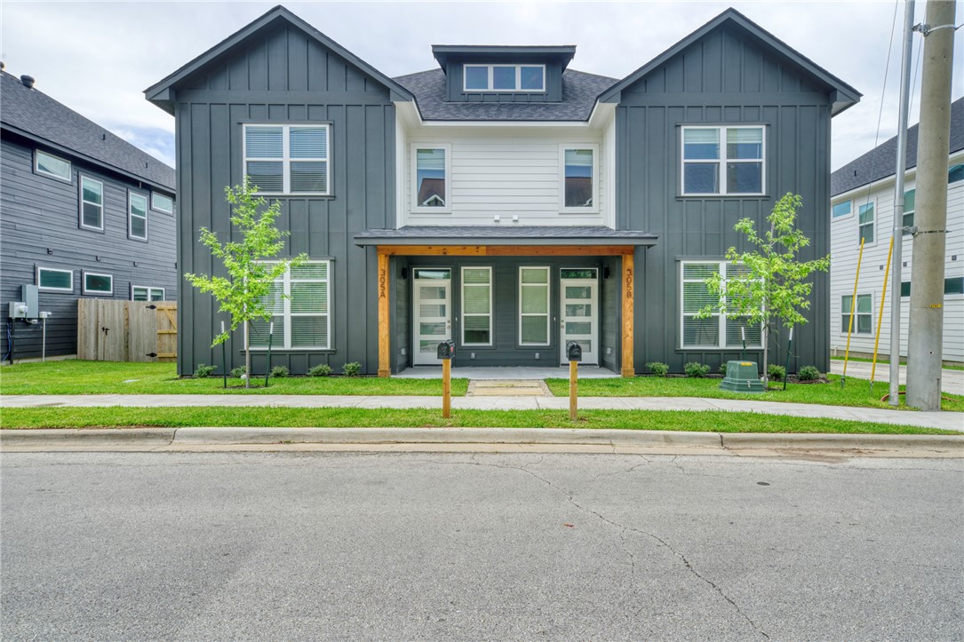 305 Cooner Street, Unit A College Station, TX 77840 - Photo 1 of 35 a view of a house with a yard and a large window