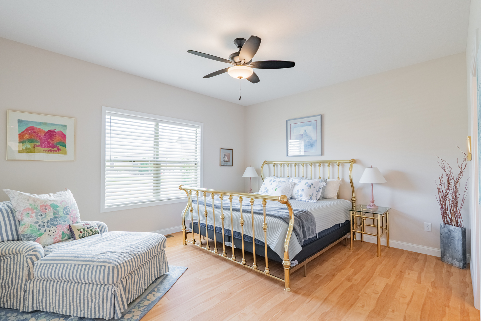 1906 Dunraven Road Bloomington, IL 61704 - Photo 14 of 28 a spacious bedroom with a bed and a window