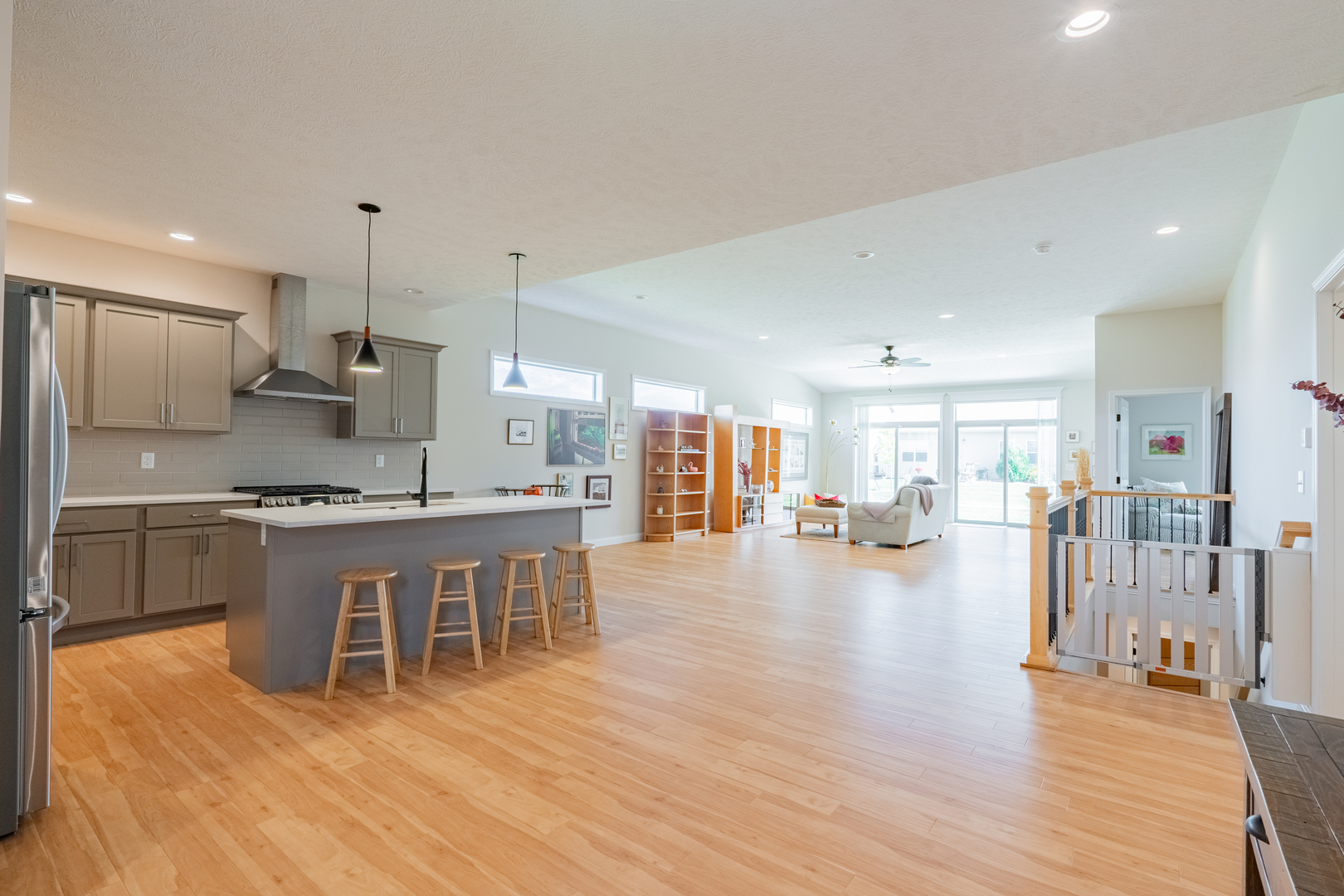 1906 Dunraven Road Bloomington, IL 61704 - Photo 4 of 28 a large kitchen with a table and chairs in it