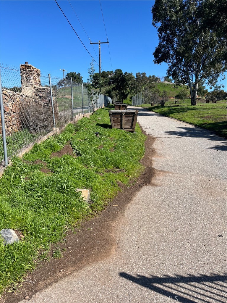 Front of the house from the gate