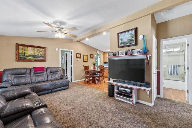 a view of outdoor space and city view