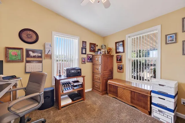 a view of an outdoor space and a yard