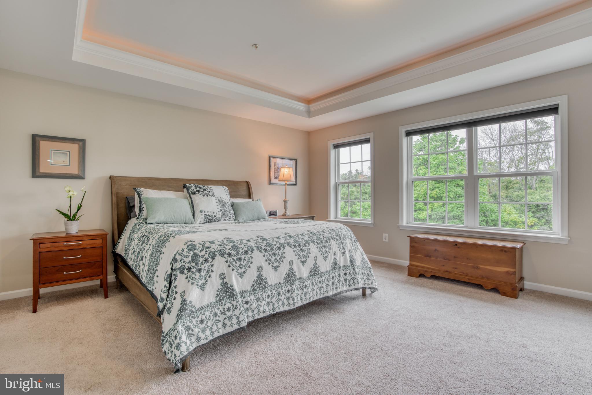 2344 Sweet Meadow Road Baltimore, MD 21209 - Photo 54 of 76 a bedroom with a bed and a large window