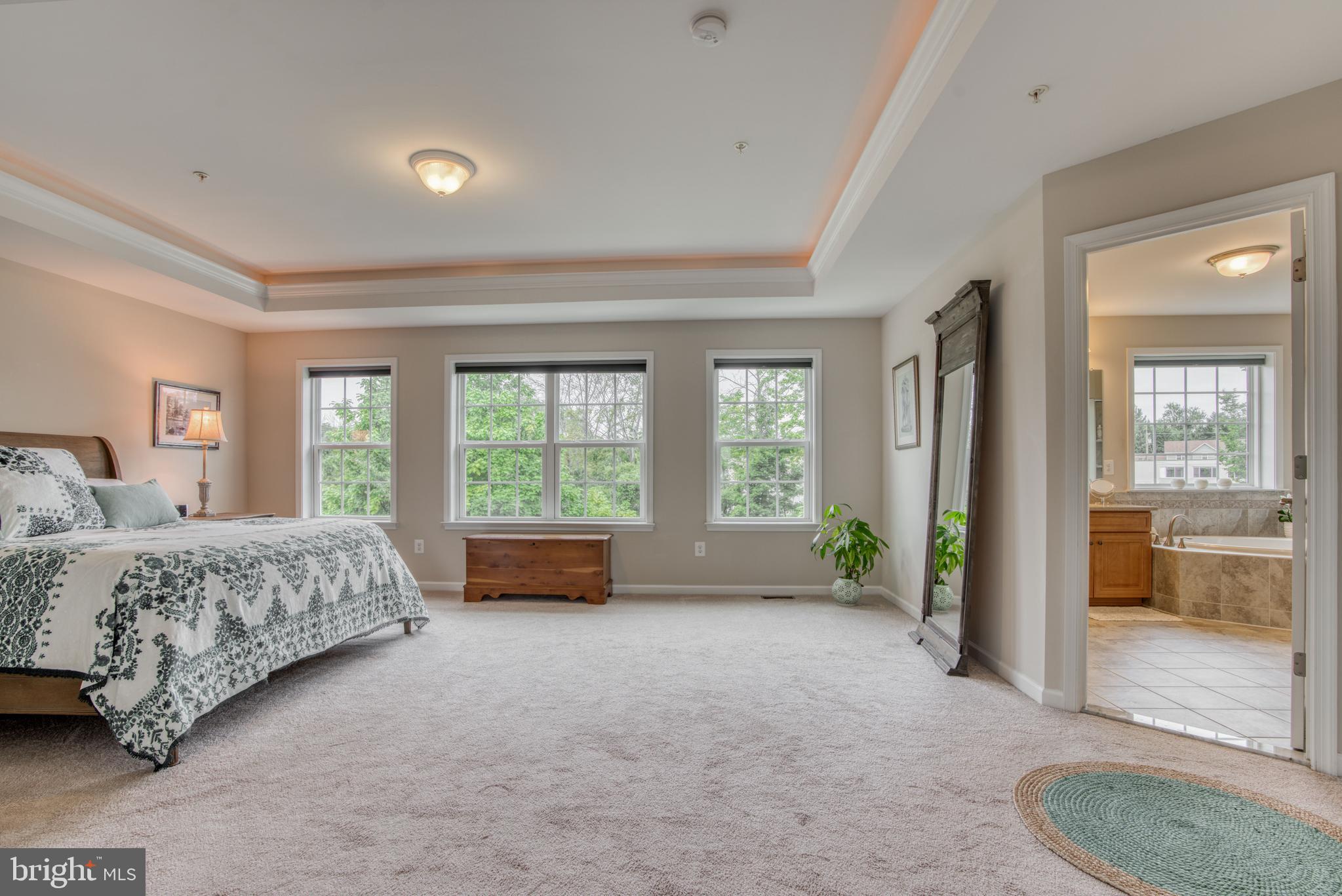 2344 Sweet Meadow Road Baltimore, MD 21209 - Photo 60 of 76 a spacious bedroom with a bed and large windows