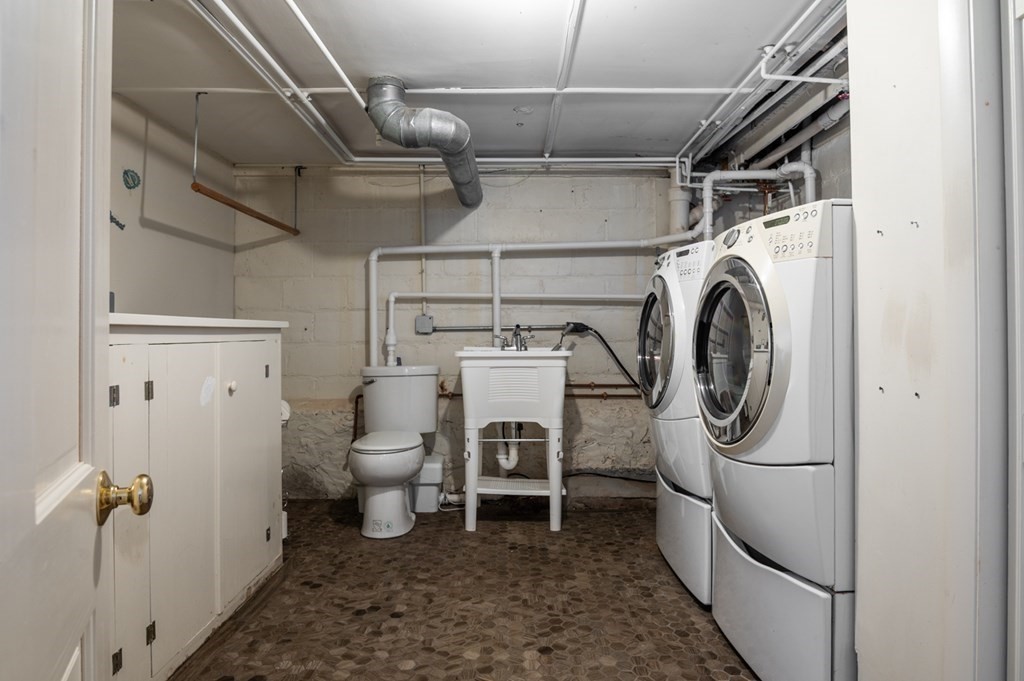 6 Stone Street Saugus, MA 01906 - Photo 31 of 39 a utility room with dryer and washer