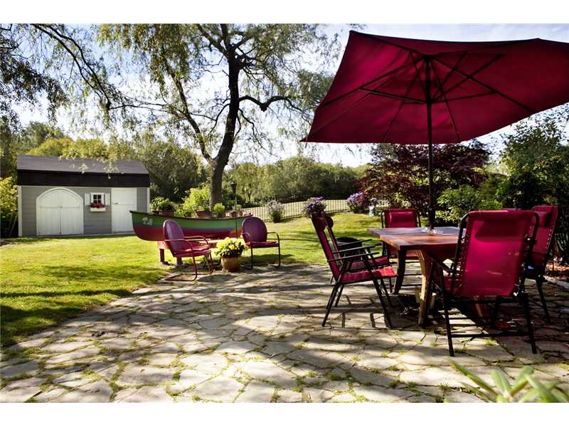 30 Moorland Road Newport, RI 02840 - Photo 18 of 20 Yard/Garden. Patio for entertaining and extra building.