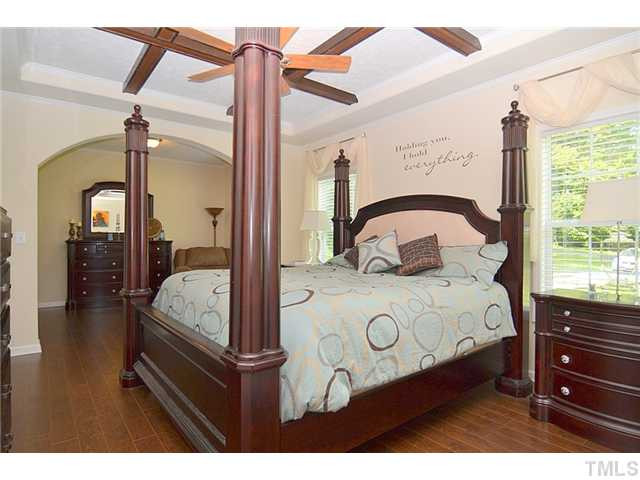 7300 Matthews Road Durham, NC 27712 - Photo 10 of 22 True Master Retreat - Super Spacious, Coffered Ceiling, & Sitting/Dressing Room, Master Suite