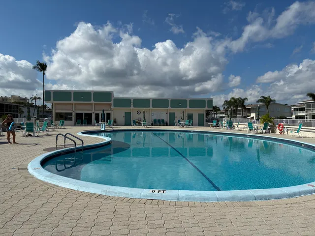 a view of a swimming pool