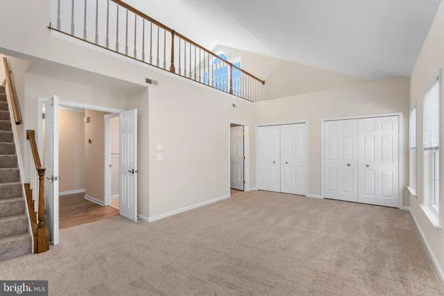 a view of an empty room