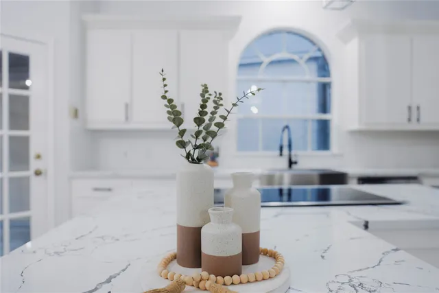 a view of staircase with white walls