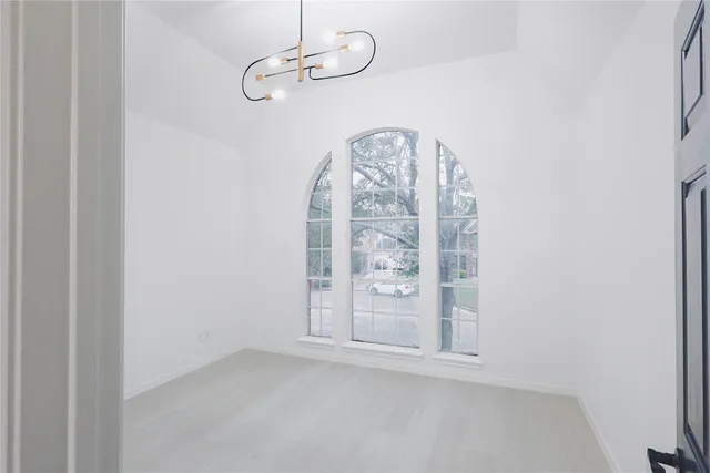 a view of an empty room