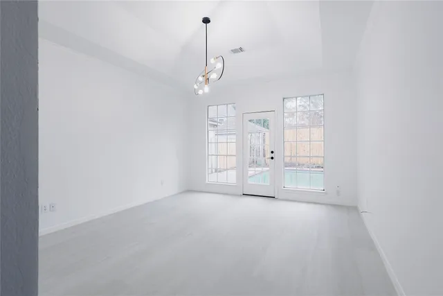 a view of a livingroom with a staircase